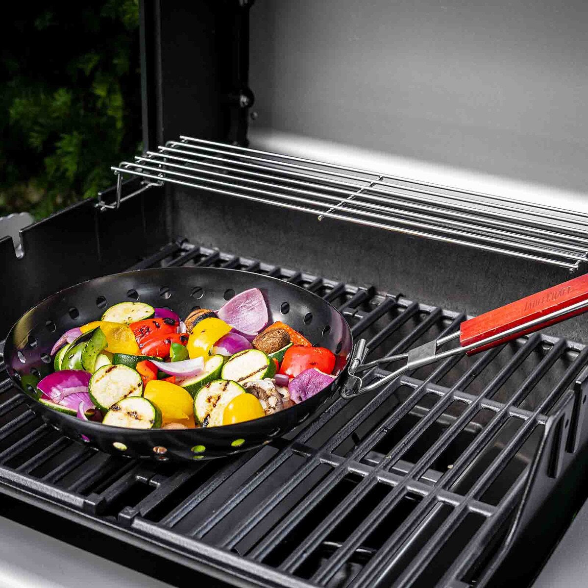 TableCraft Round Grilling Wok With Handle