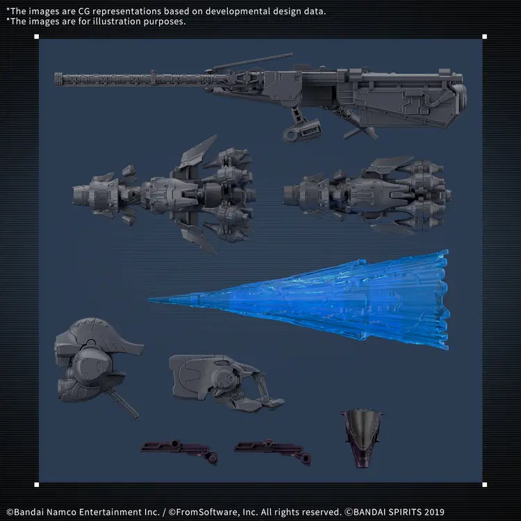 30MM Armored Core VI Fires Of Rubicon Arquebus ADD VE-40A Open Faith