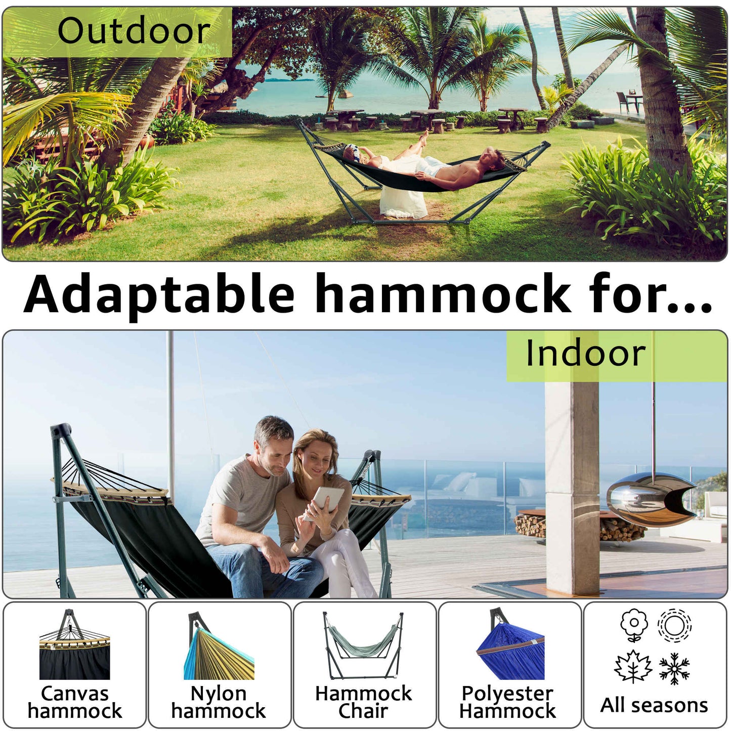 Universal Canvas Hammock Medium Size