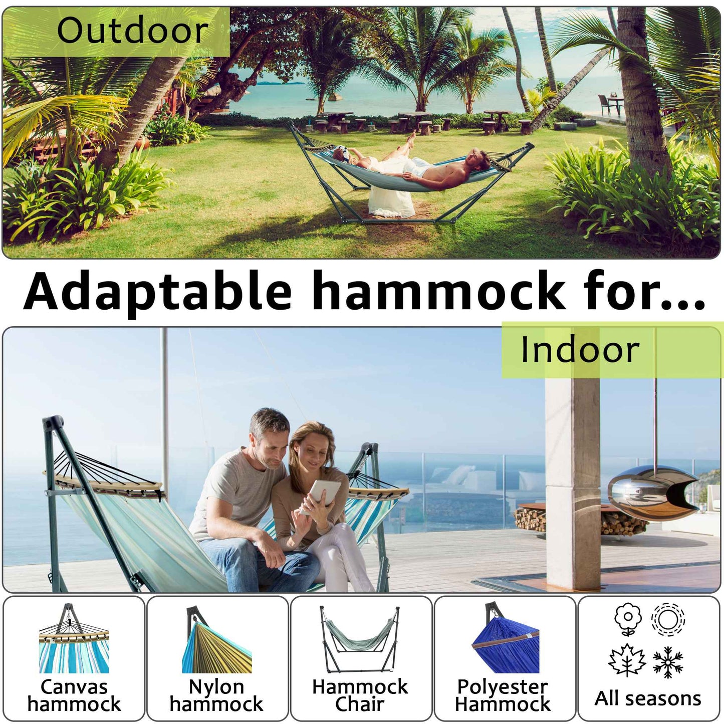 Universal Canvas Hammock Medium Size