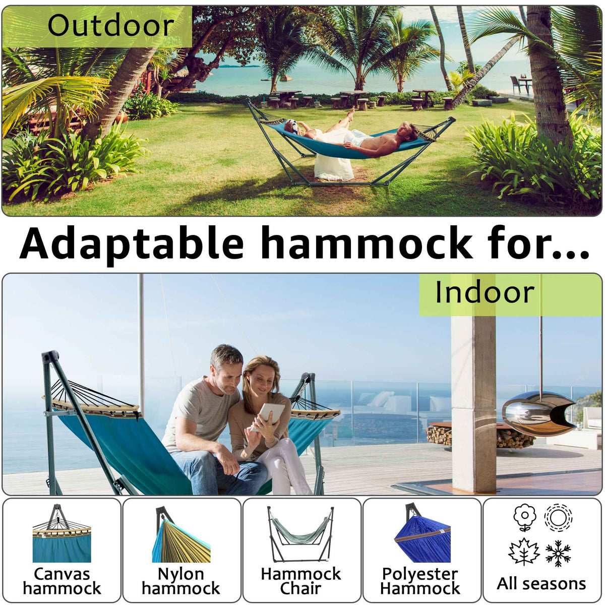 Universal Canvas Hammock Medium Size