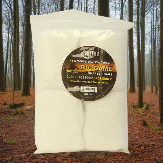 🍁Backwoods Big game Quarter Bags 4/pk 84"length