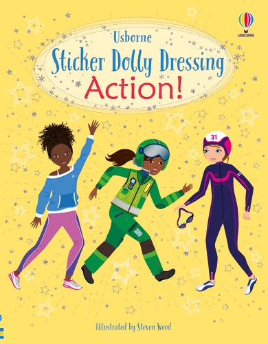 STICKER DOLLY DRESSING ACTION!