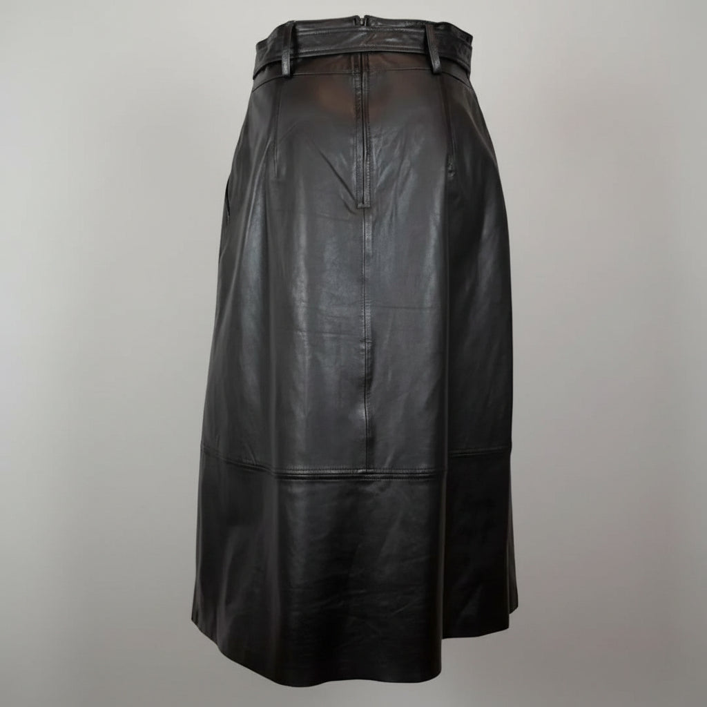 BOL Women's Brit Leather Flair Skirt