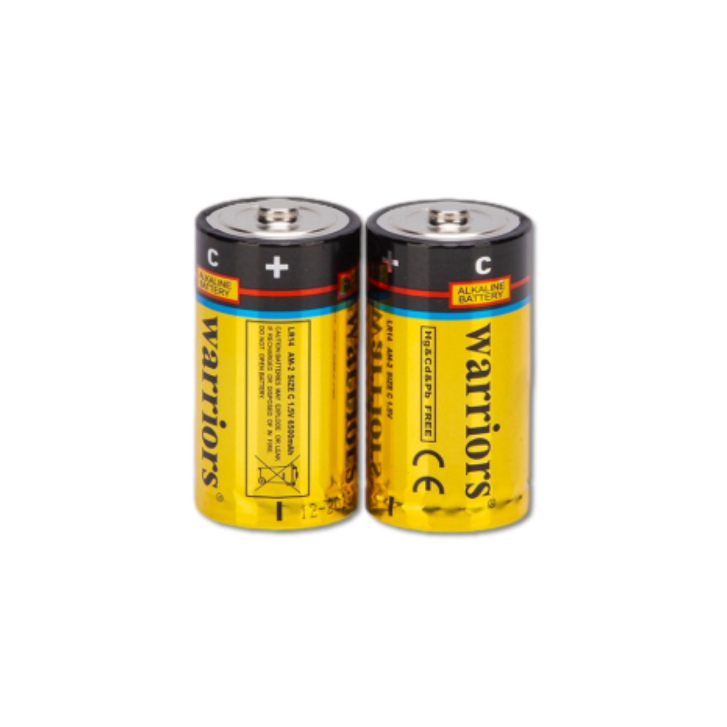 BRS C Alkaline Batteries — 12‑Pack (BRSLR14C)