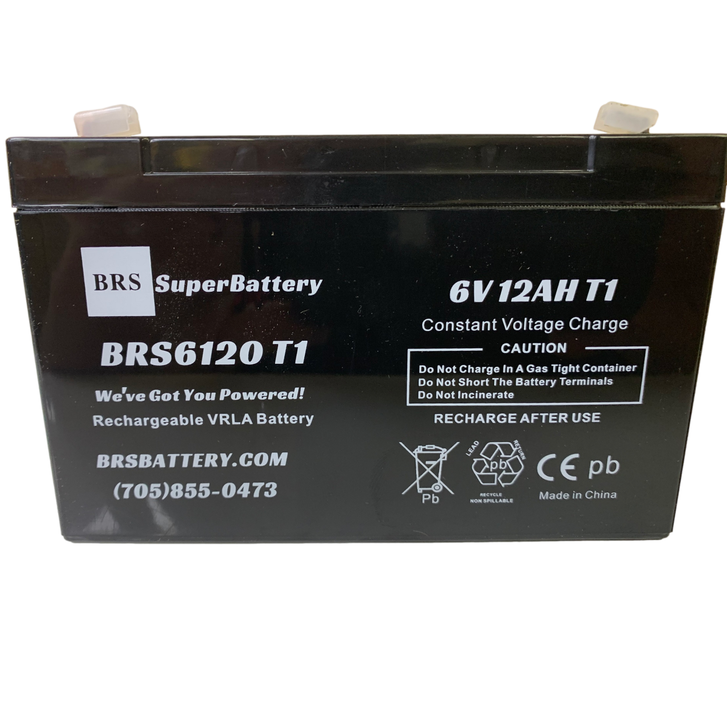 BRS6120 T1 – 6V 12Ah Battery