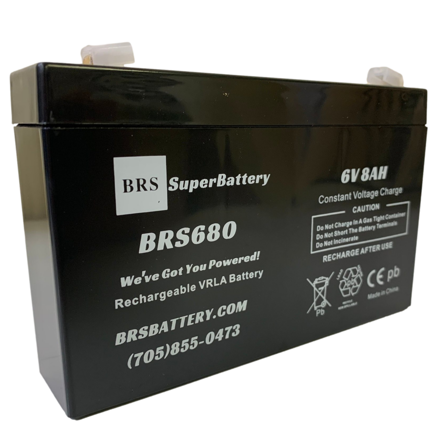 BRS680 – 6V 8Ah Battery