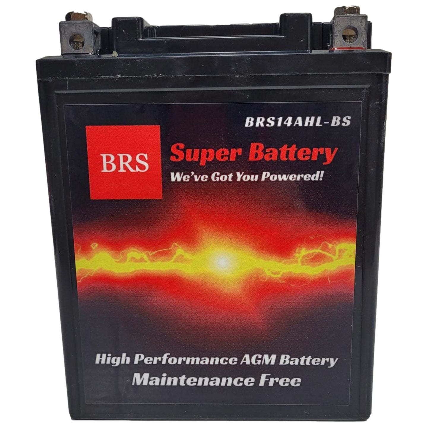 High Performance BRS14AHL-BS 12v Sealed AGM PowerSport 2 Year Warranty