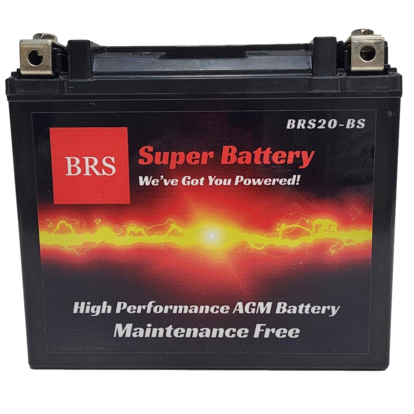 High Performance BRS20-BS 2 Year Warranty & Smart Charger / Maintainer Combo Bundle Kit  12v Sealed AGM PowerSports Battery