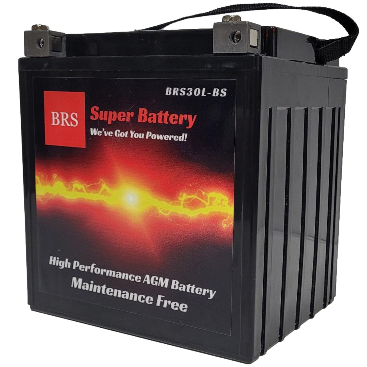 High Performance BRS30L-BS 12v Sealed AGM PowerSport 2 Year Warranty