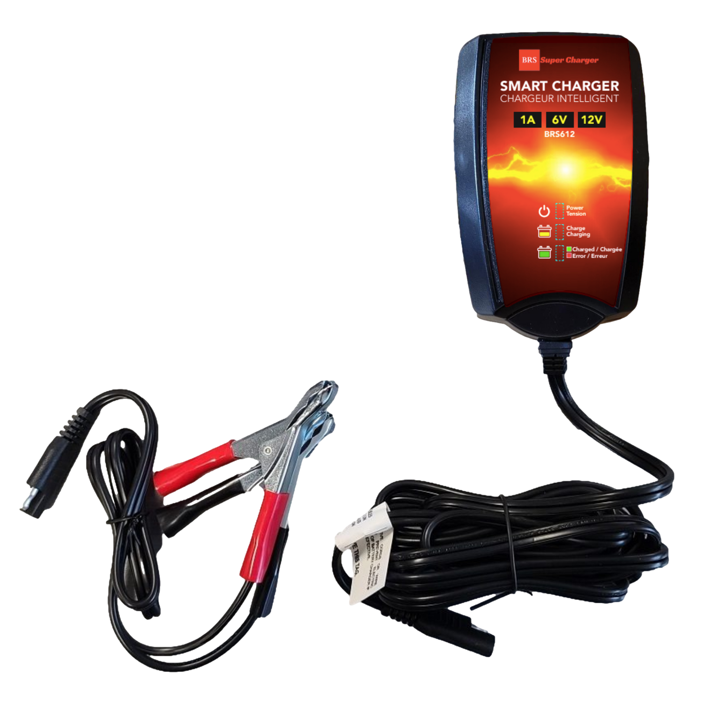 High Performance BRS9-BS 2 Year Warranty & Smart Charger / Maintainer Combo Bundle Kit 12v Sealed AGM PowerSports Battery