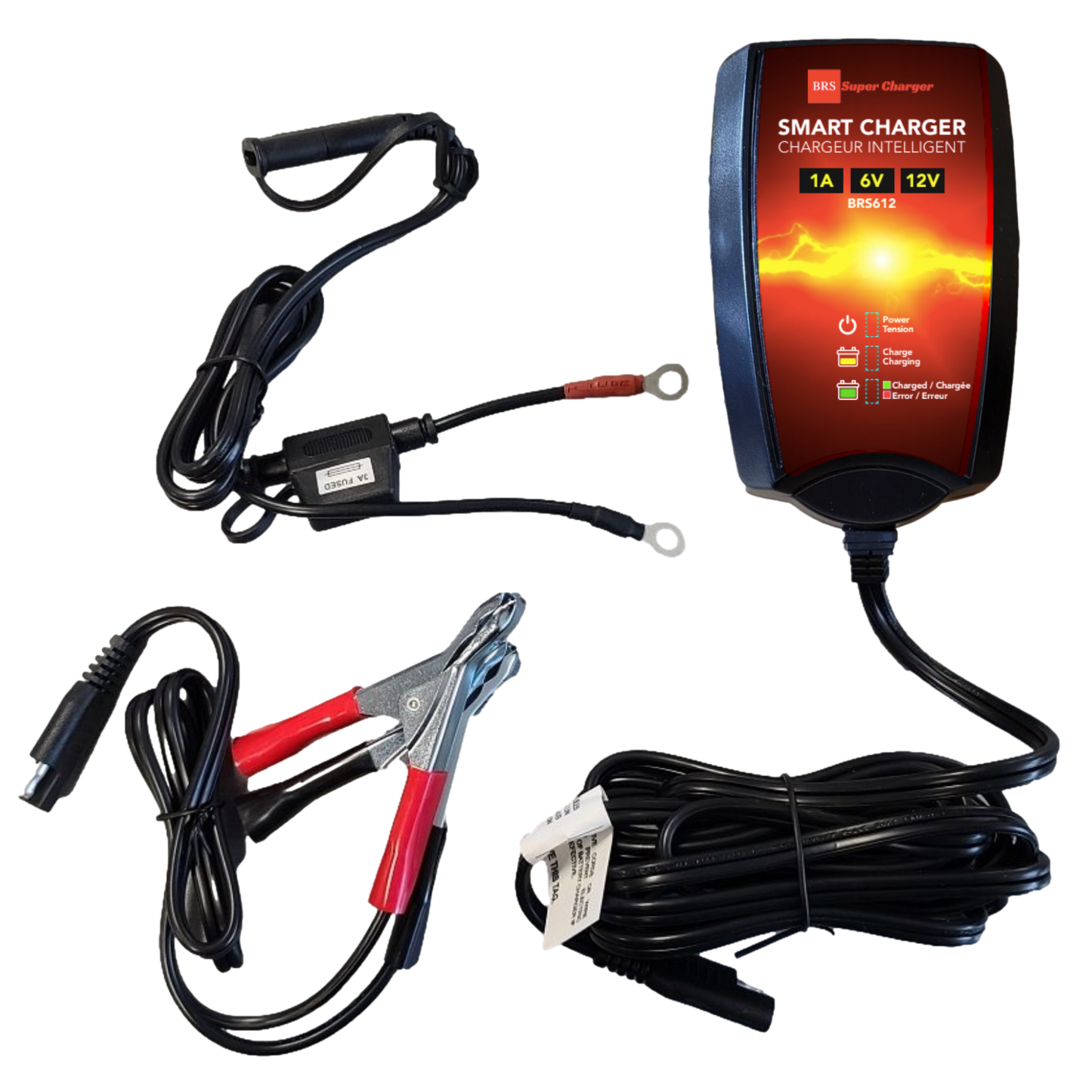 BRS20HL-BS 30 Day Warranty Battery & Smart Charger / Maintainer Combo Bundle Kit