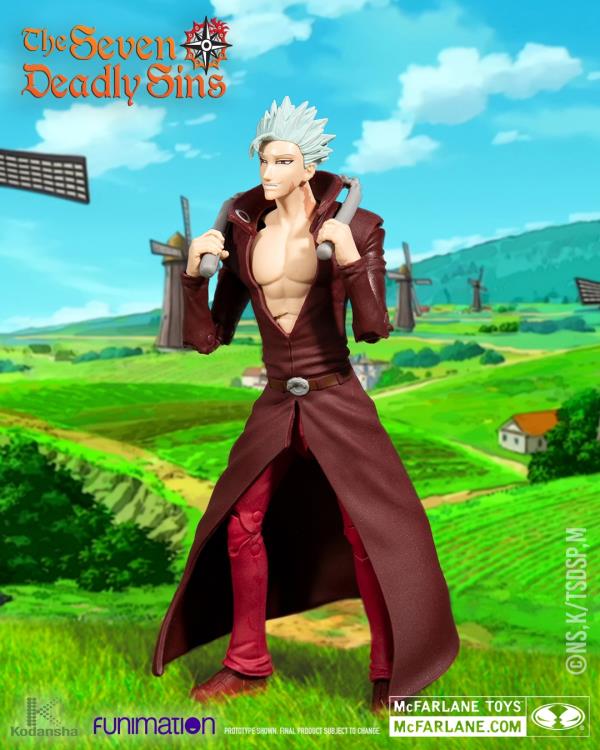 The Seven Deadly Sins Wave 1 Ban 7-Inch Scale Action Figure
