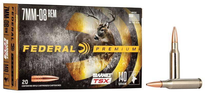 Federal Barnes TSX 7mm-08 Rem 140 Grain