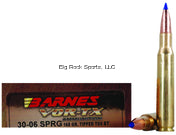 Barnes VOR-TX Rifle Ammo 30-06 SPR 168 gr