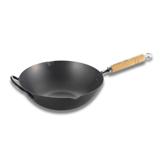 Yoshikawa Japan |  Carbon Steel Wok 36cm - Made in Japan