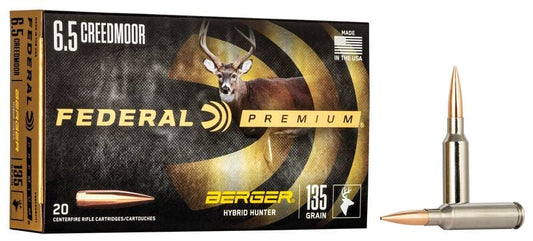 Federal Berger Hybrid Hunter 6.5 Creedmoor 135 Grain