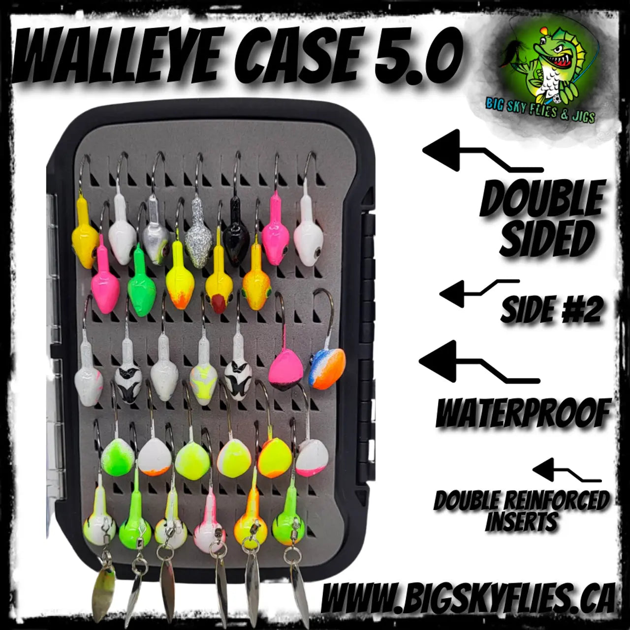 🍁Big Sky Walleye Case 5.0 58pc set