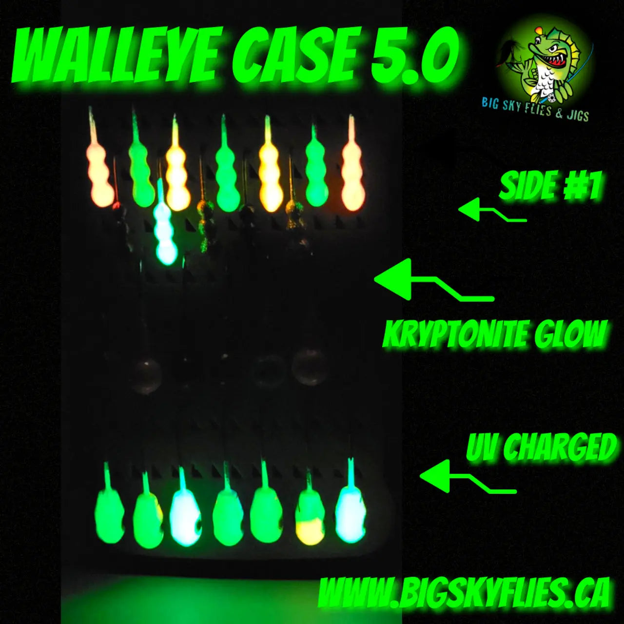🍁Big Sky Walleye Case 5.0 58pc set