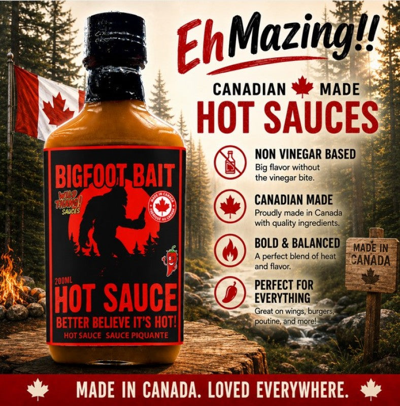 Bigfoot Bait Black Label - Hot Sauce 200ml x 6ct