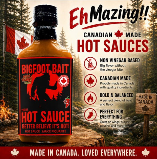 Bigfoot Bait Black Label - Hot Sauce 200ml x 6ct