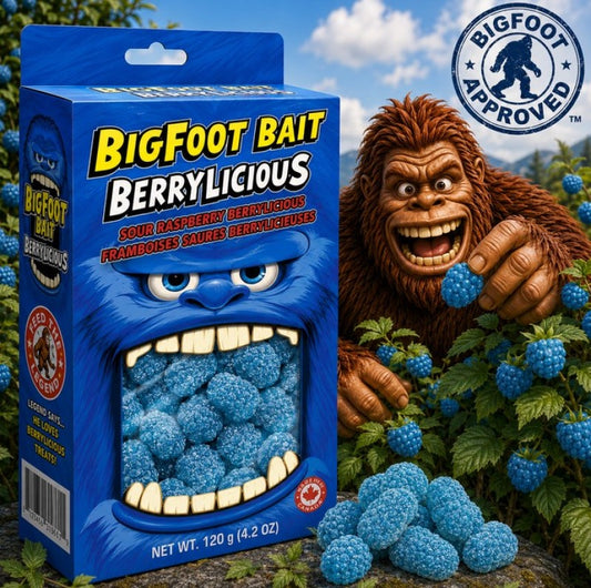 Bigfoot Berrylicious - Sour Blue Raspberry 120g x 12ct