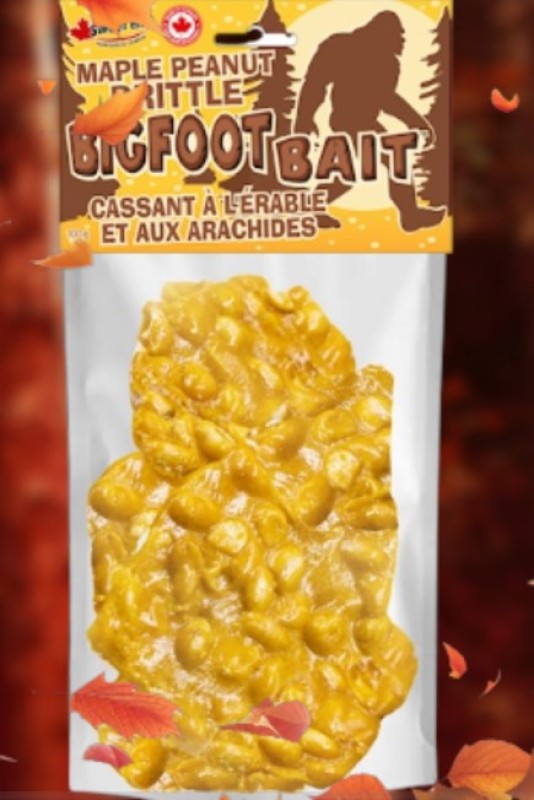 Bigfoot Bait Maple Peanut Brittle 200g - 12ct
