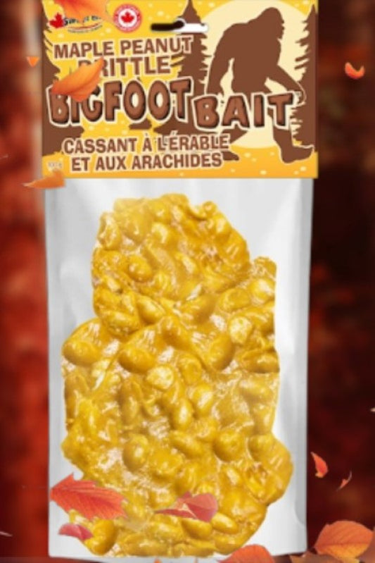 Bigfoot Bait Maple Peanut Brittle 200g - 12ct