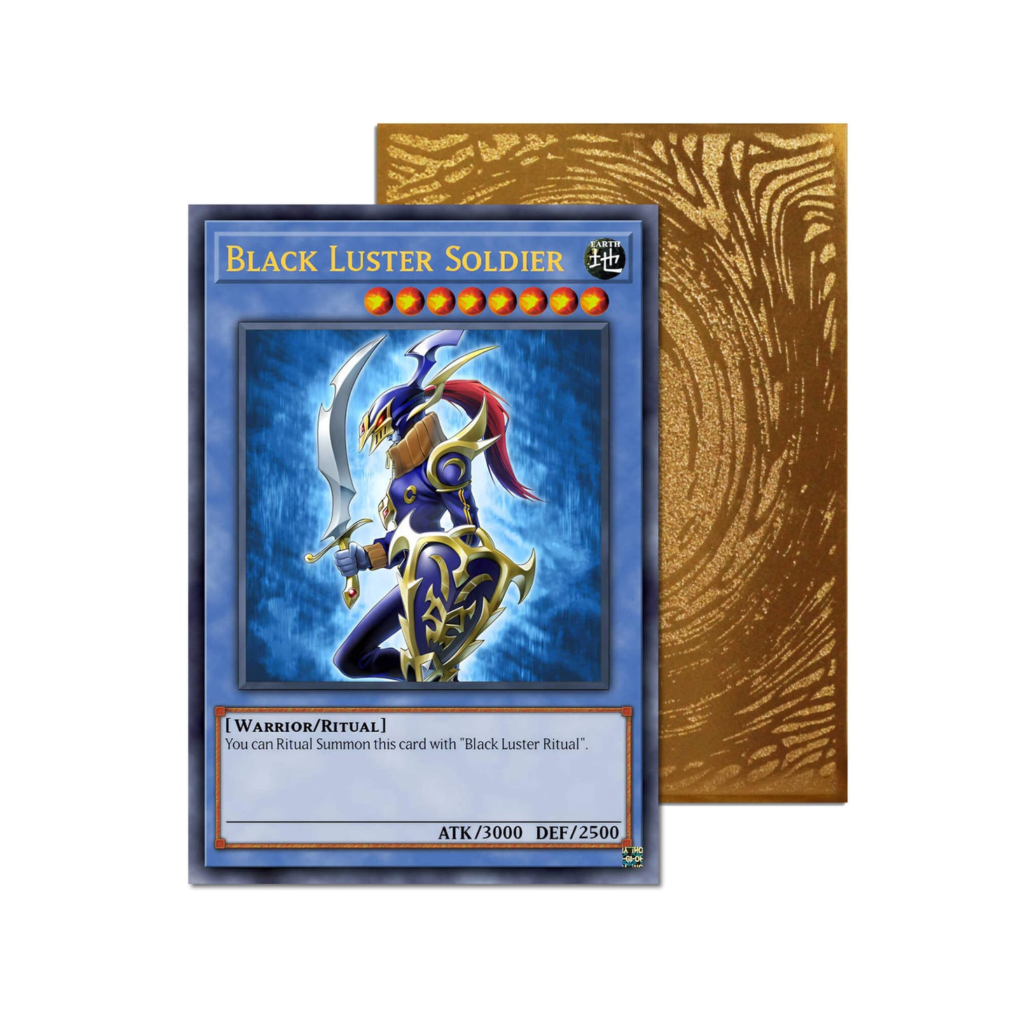 Black Luster Soldier Metal Orica Card