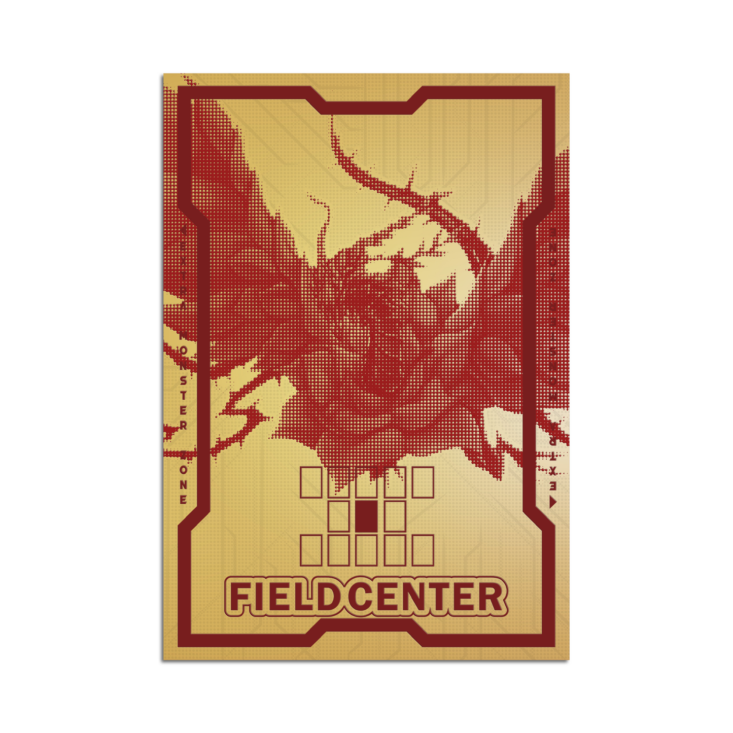 Black Rose Dragon Metal Field Center