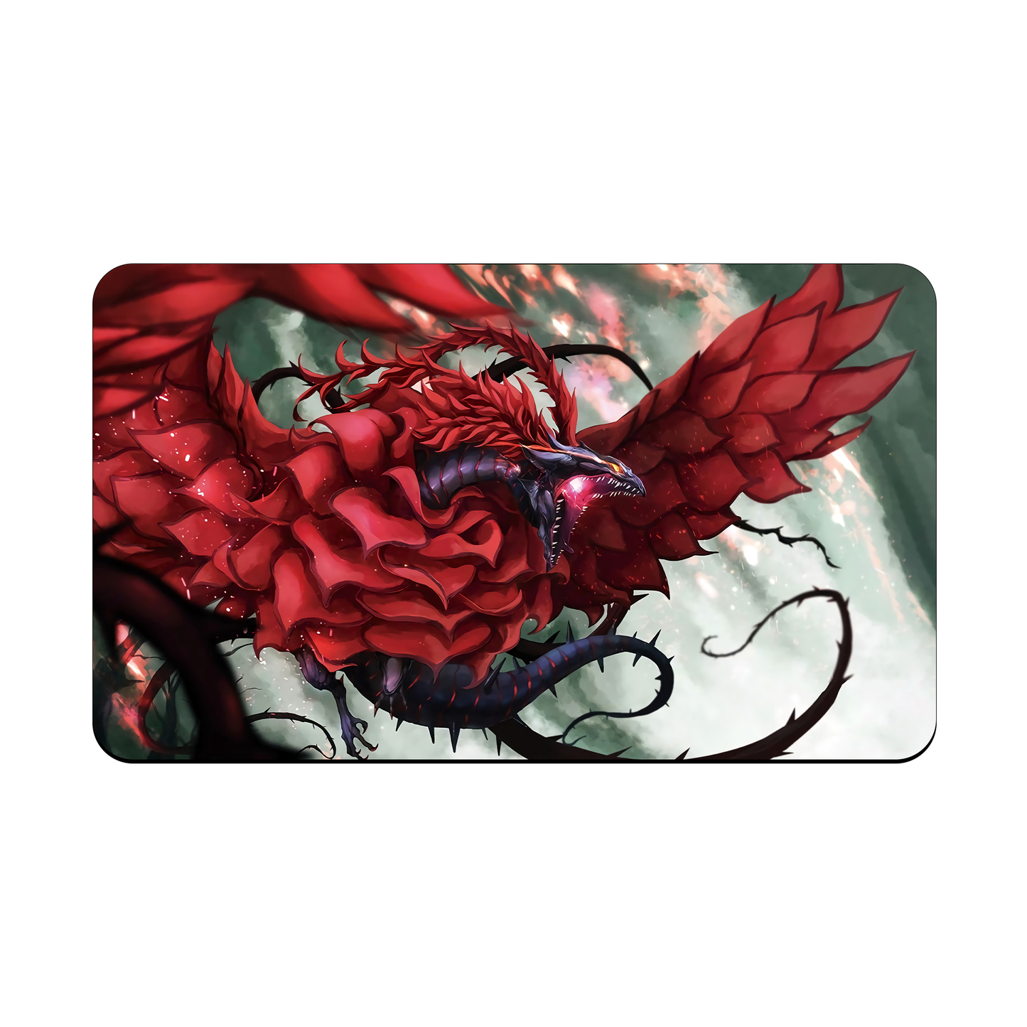 Black Rose Dragon Playmat
