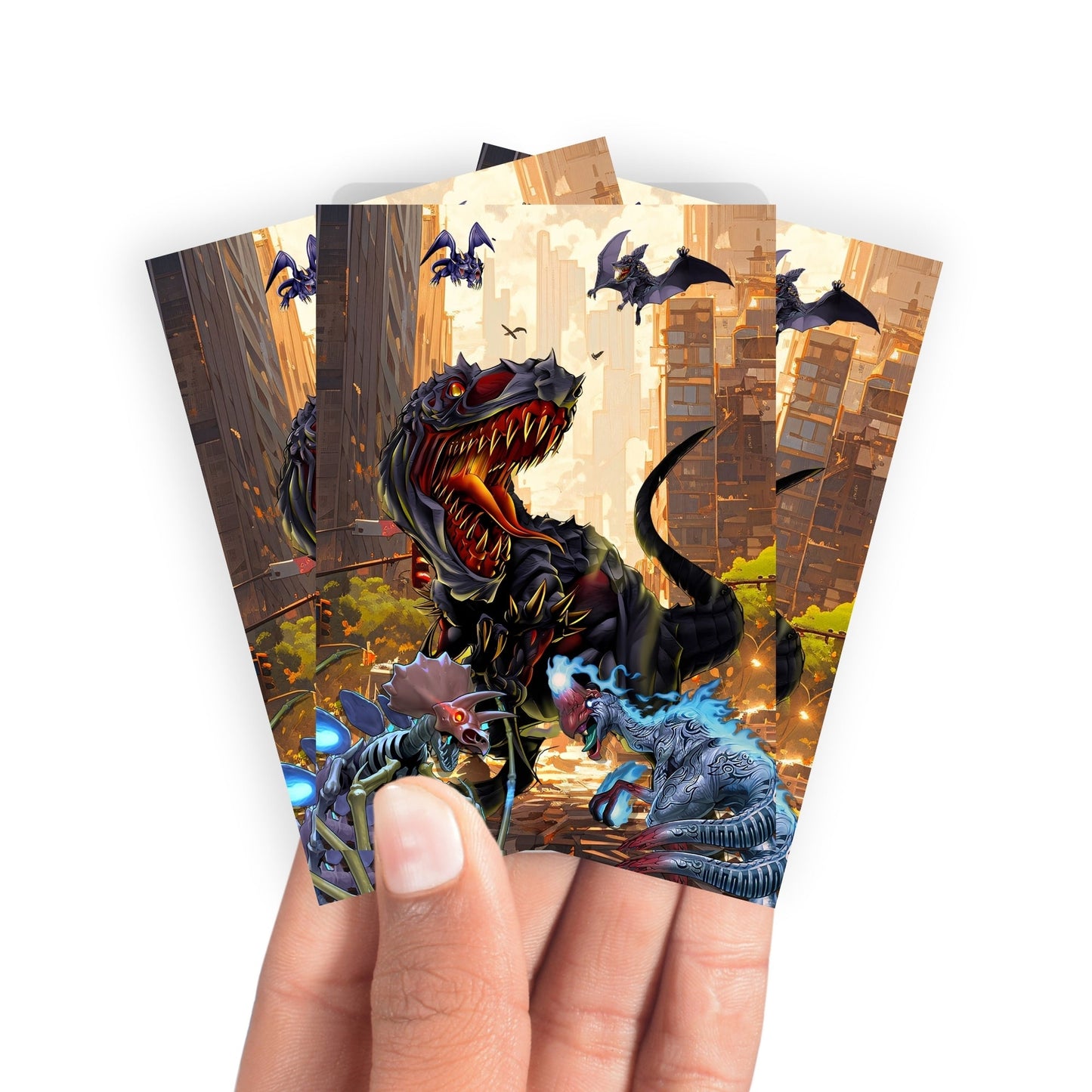 Black Tyranno Card Sleeves