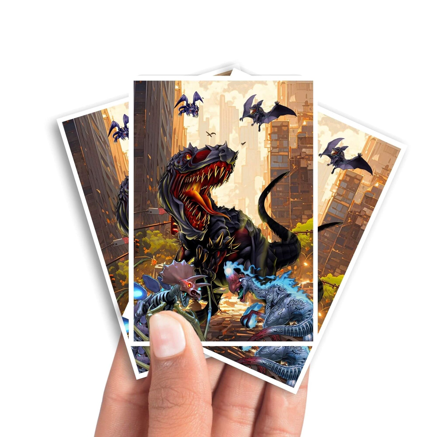 Black Tyranno Card Sleeves
