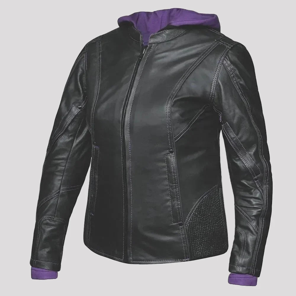 Unik International Women's Hoodie Motorcycle Jacket