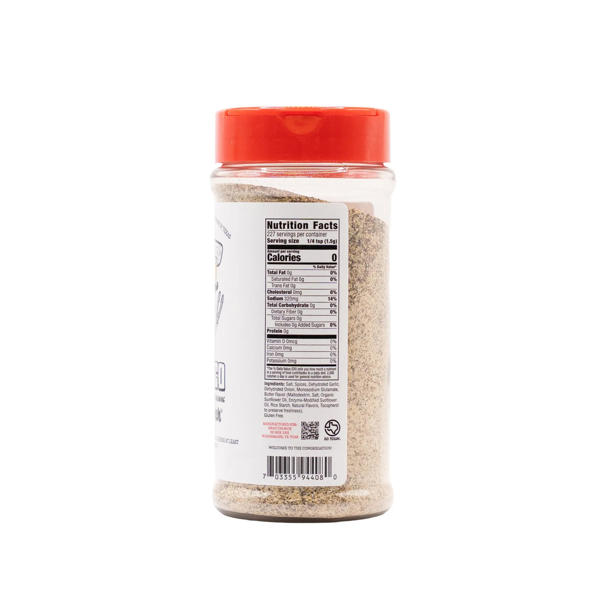 Meat Church BLANCO Steak & Everything Else Seasoning – 12 oz