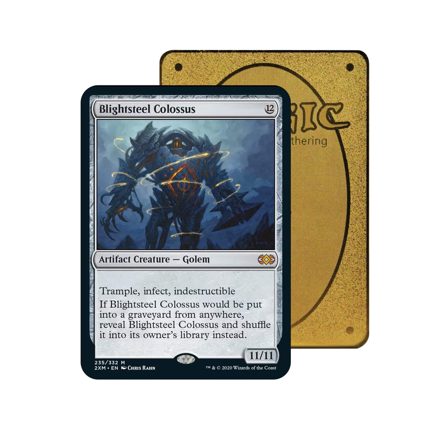 Blightsteel Colossus Metal Orica Card