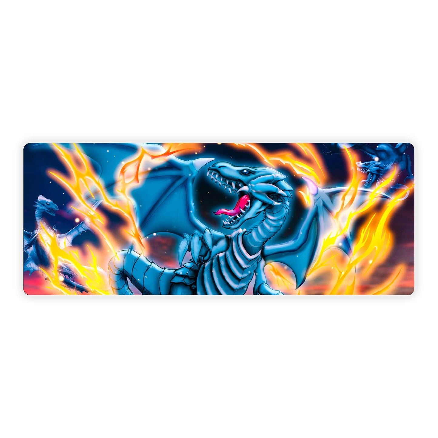 Blue Dragons Lightning Burst Stream Mouse Pad