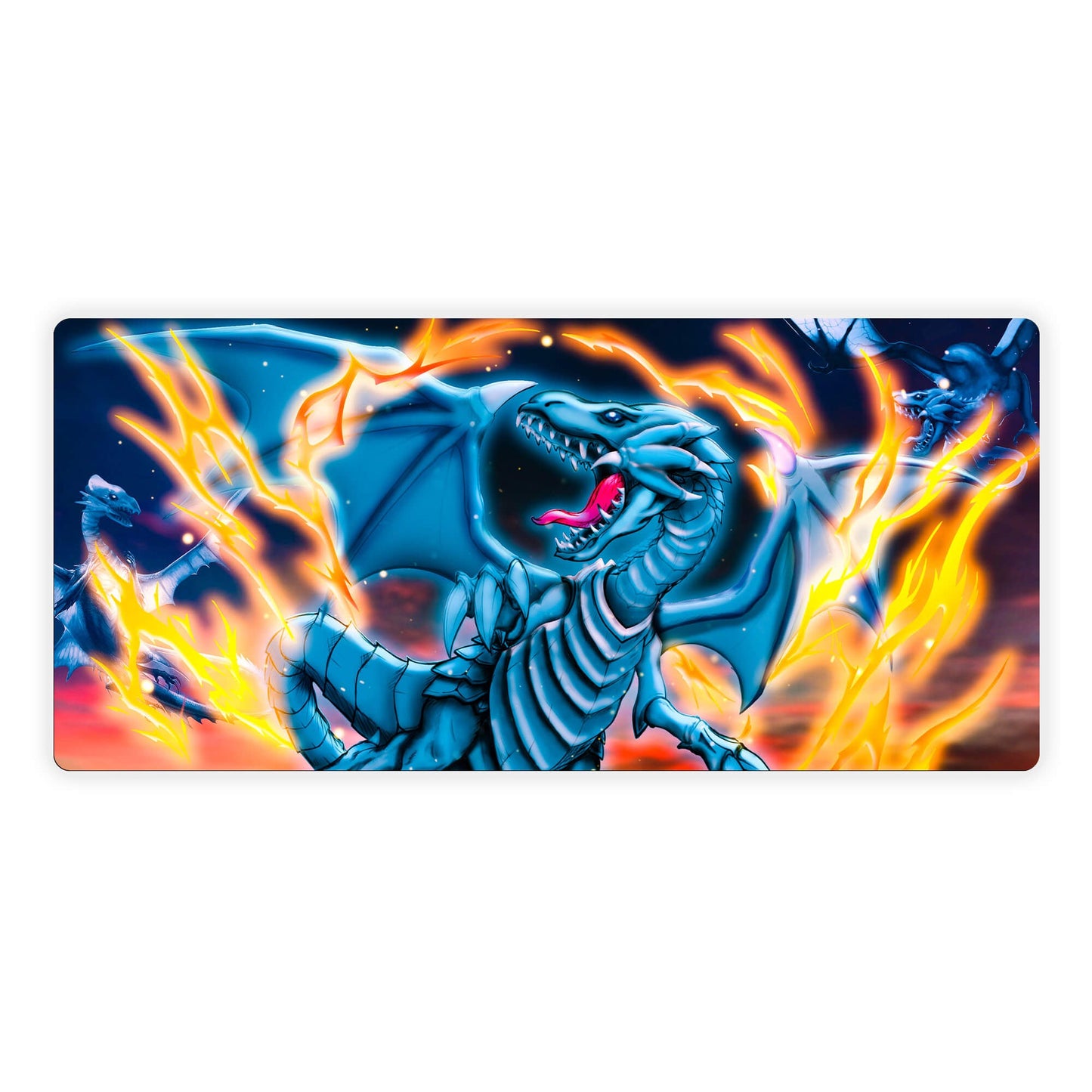 Blue Dragons Lightning Burst Stream Mouse Pad