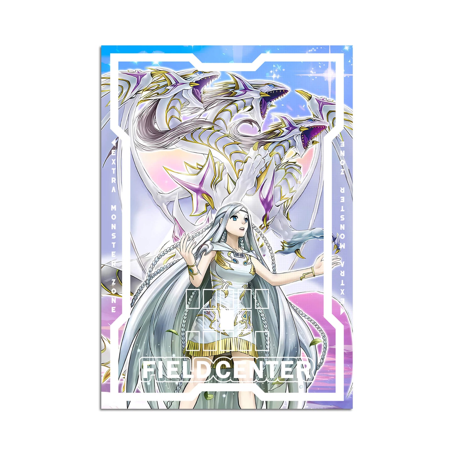 Blue-Eyes Ultimate Spirit Dragon Metal Field Center
