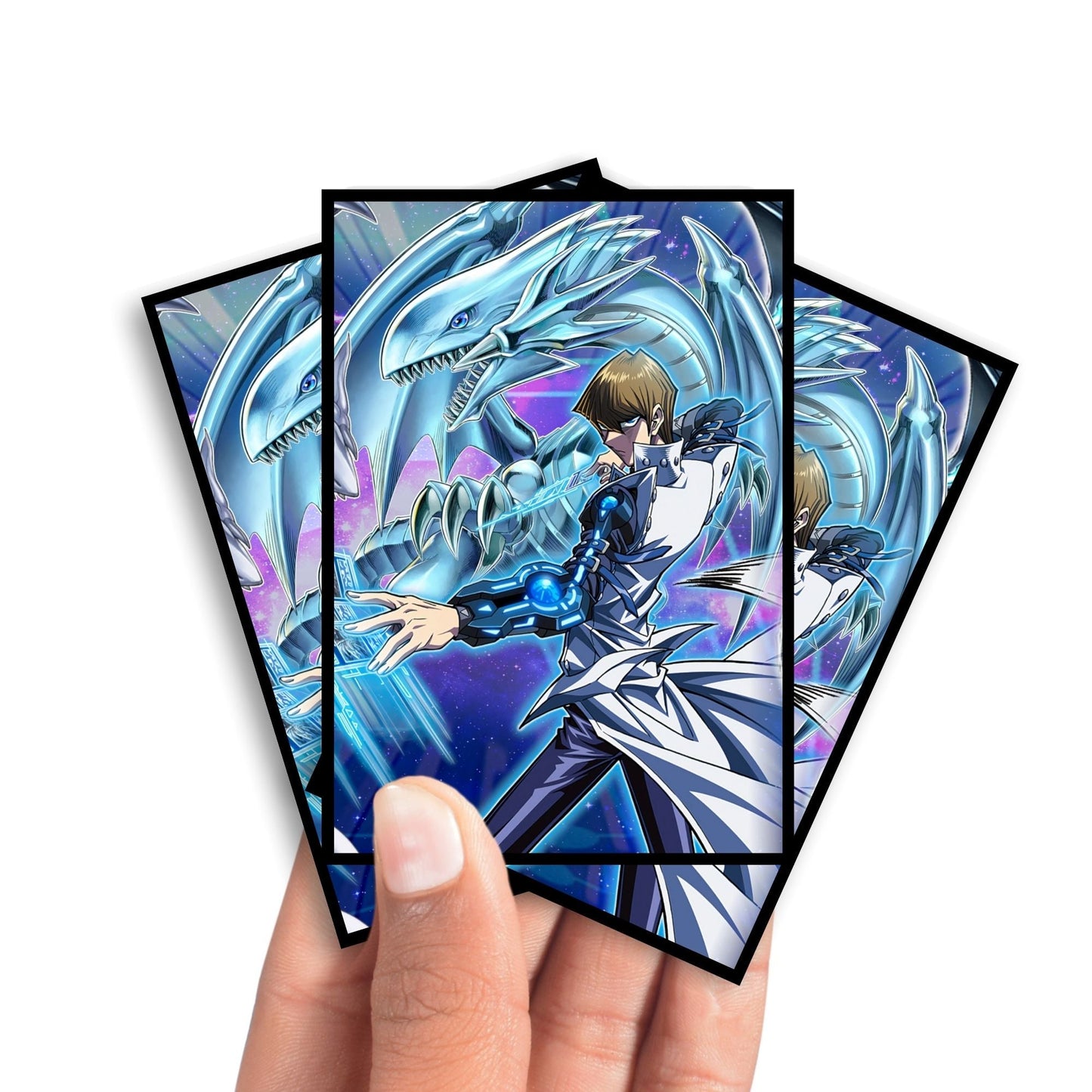 Kaiba’s Blue Eyes White Dragons Card Sleeves