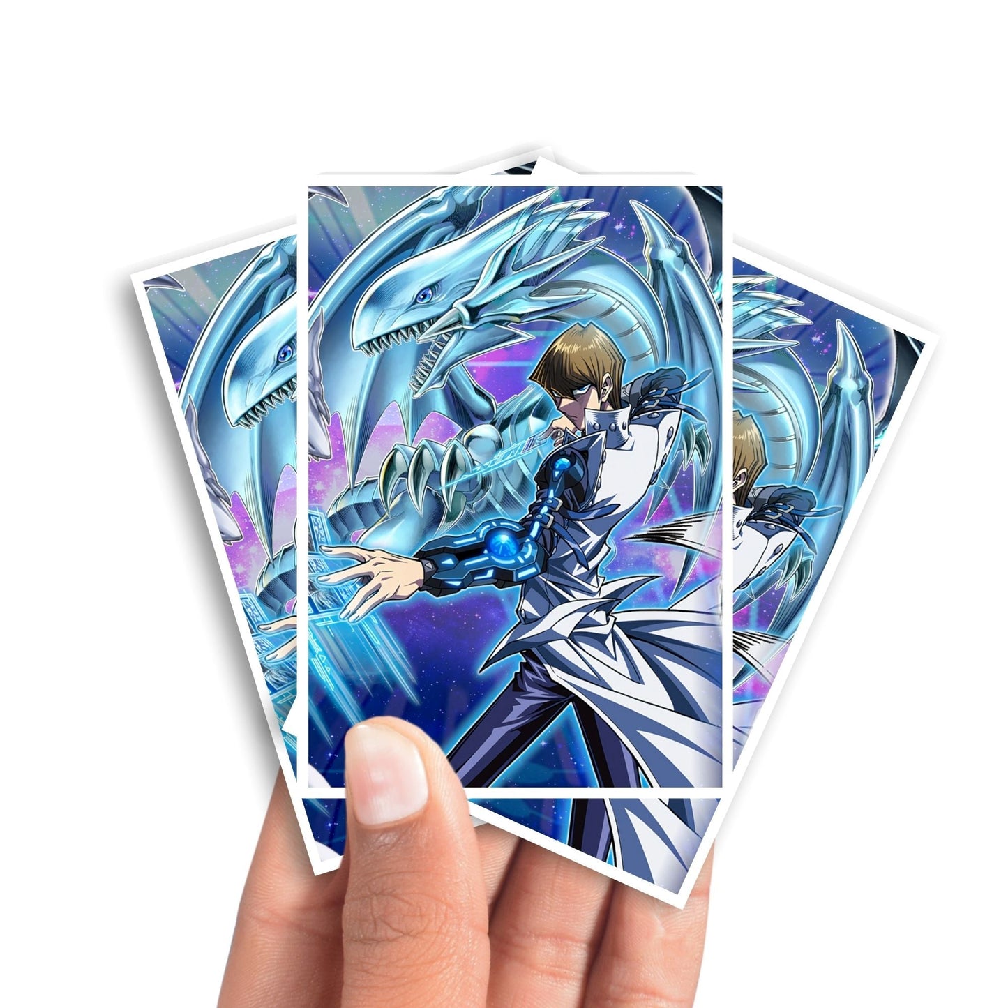 Kaiba’s Blue Eyes White Dragons Card Sleeves