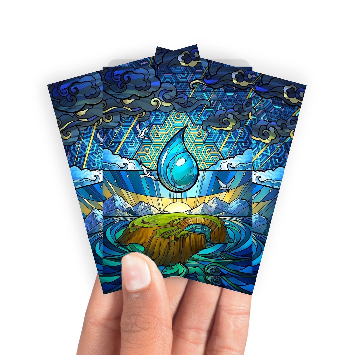 Blue Mana Card Sleeves