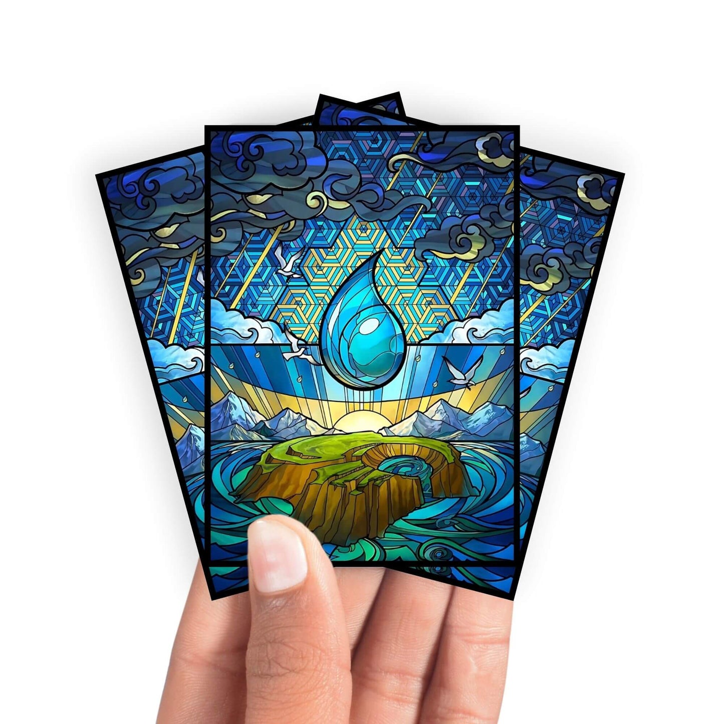 Blue Mana Card Sleeves