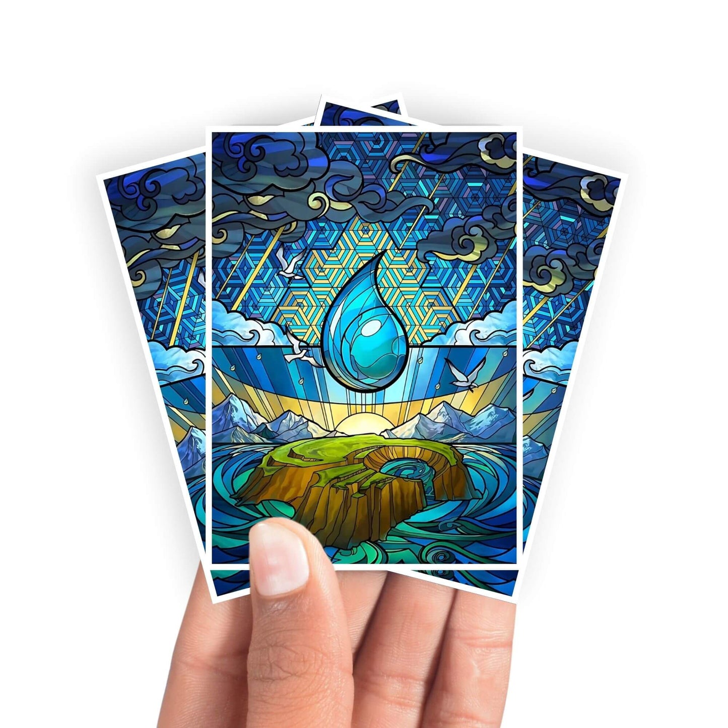 Blue Mana Card Sleeves