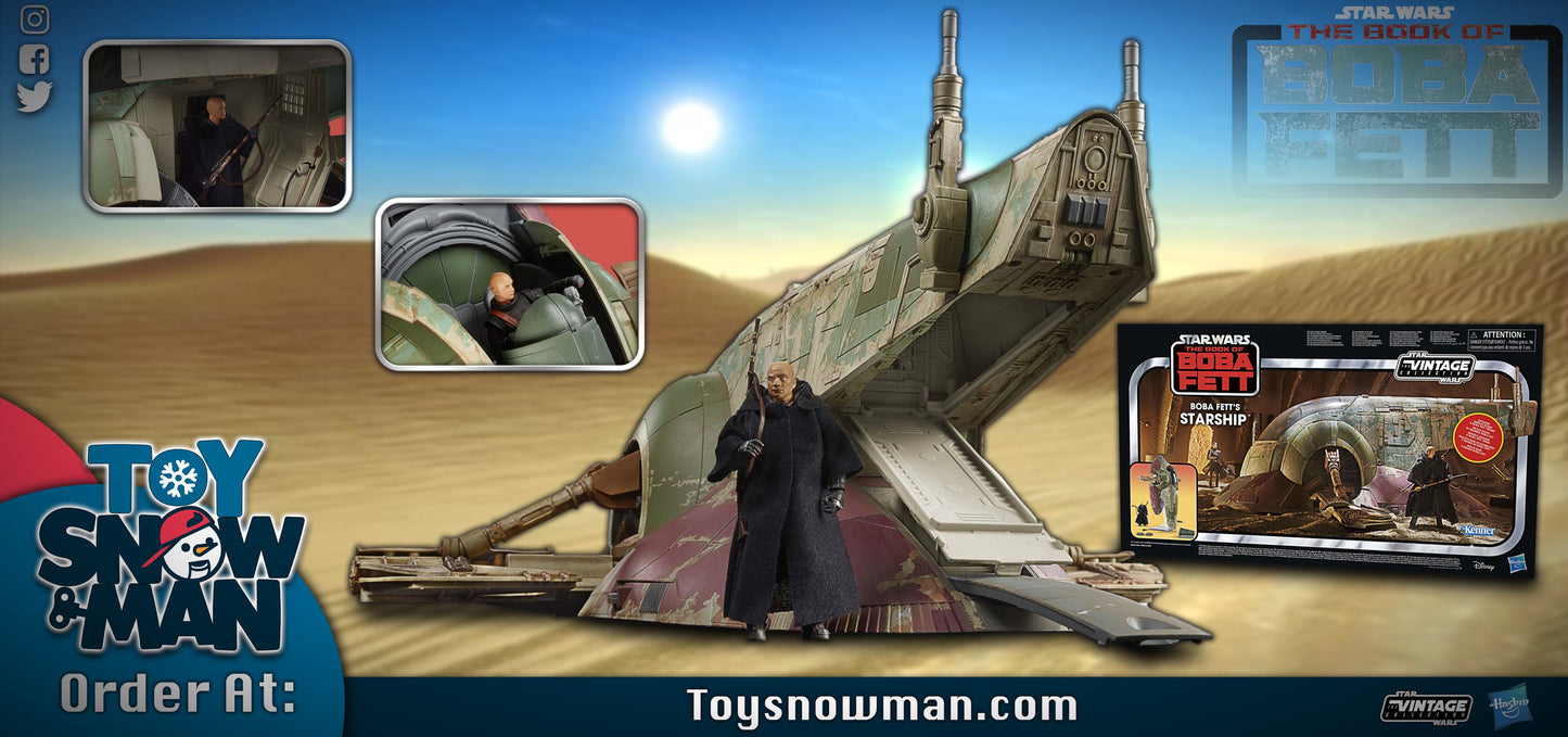 Star Wars The Vintage Collection Boba Fett’s Starship - Slave 1