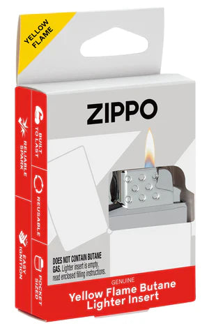 Zippo Butane Lighter Insert- Yellow Flame