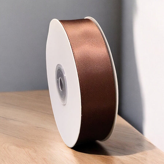 30 Meter Double Face Brown Ribbon Roll#846