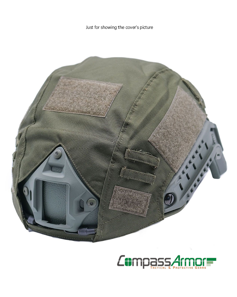 FAST Ballistic High Cut Helmet Anti-bullet Helmet NIJ IIIA Kevlar Core Olive Drab