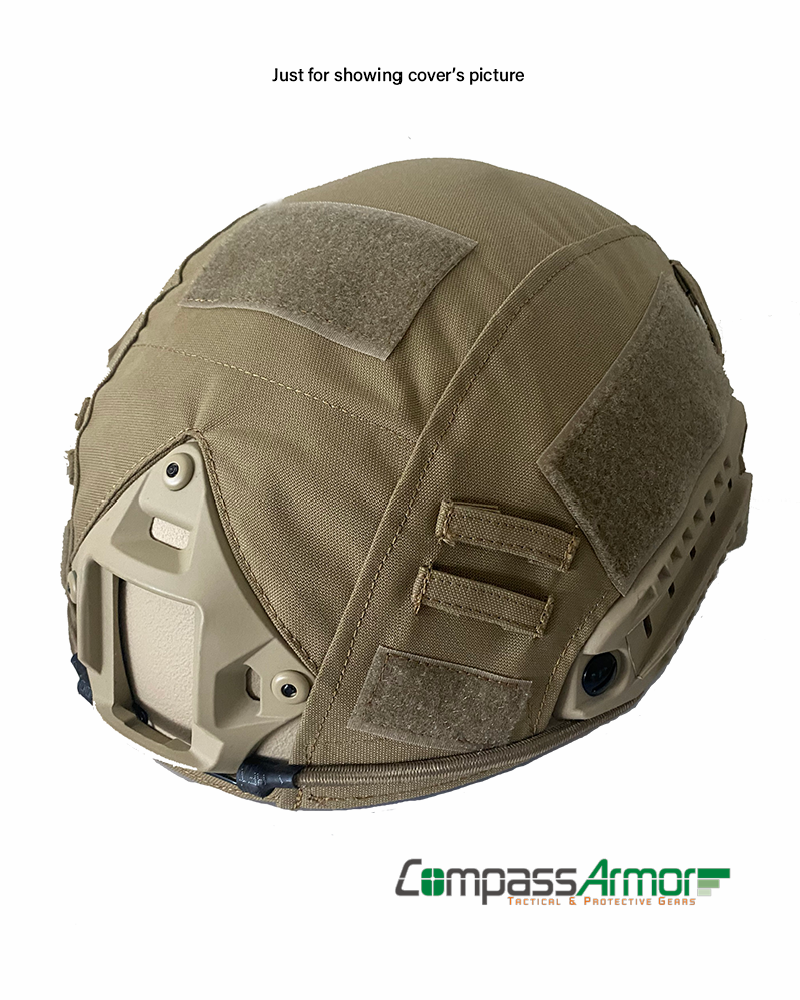 FAST Ballistic High Cut Helmet Anti-bullet Helmet NIJ IIIA Kevlar Core Coyote Tan