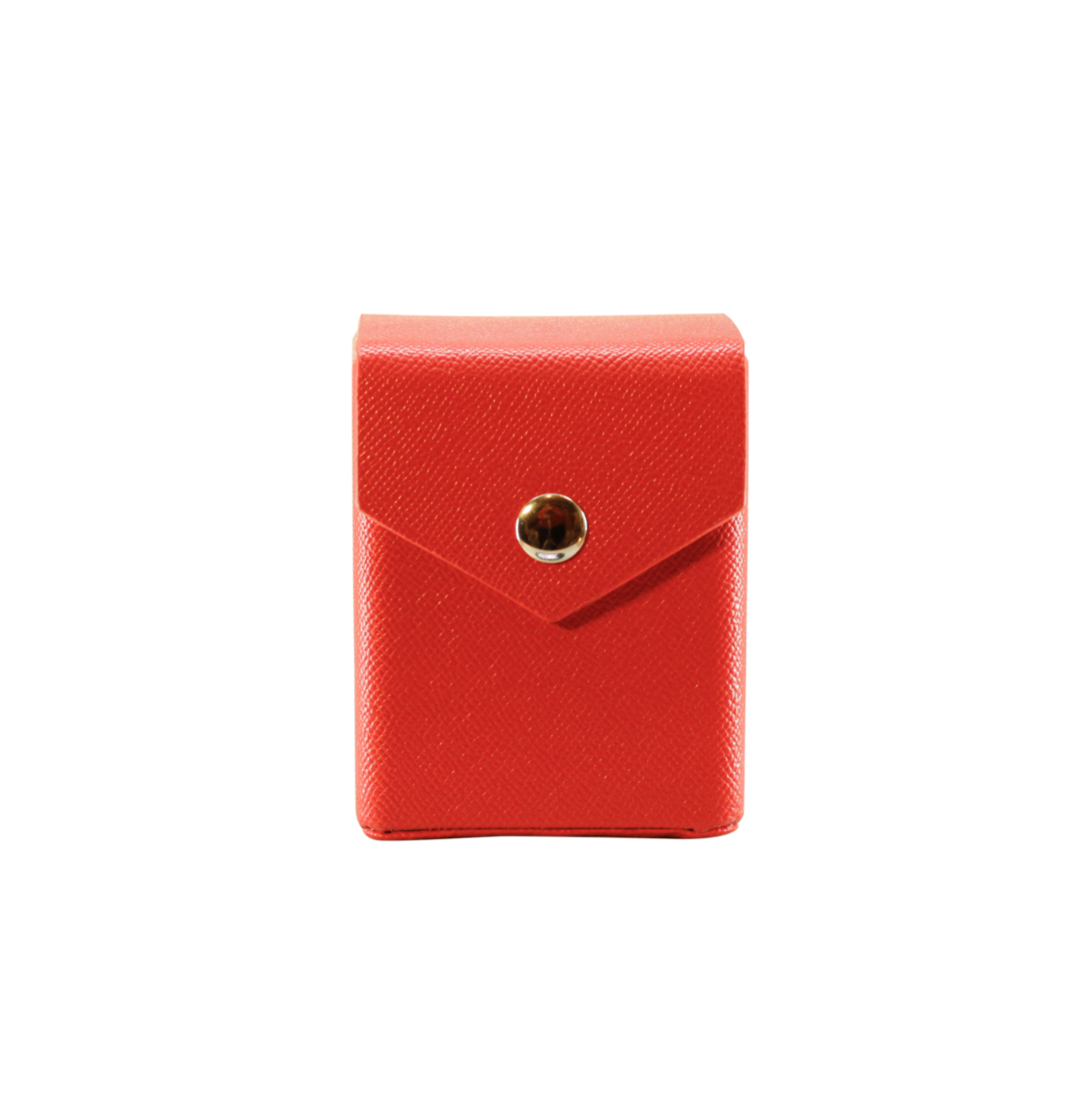 Red Mach 2 Deck Box - Hard Shell - Textured Vegan Leather